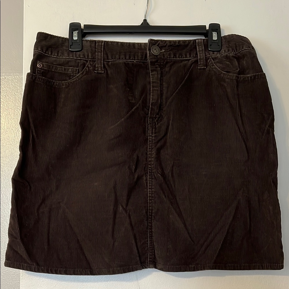 Vintage Eddie Bauer Brown Corduroy Skirt